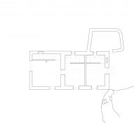 First floor plan of MCR2 House by Filipe Pina and Maria Inês Costa