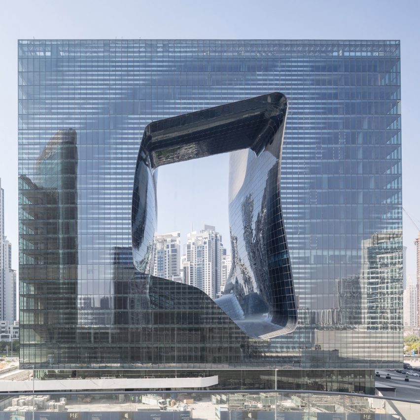 Opus hotel by Zaha Hadid Architects nears completion in Dubai