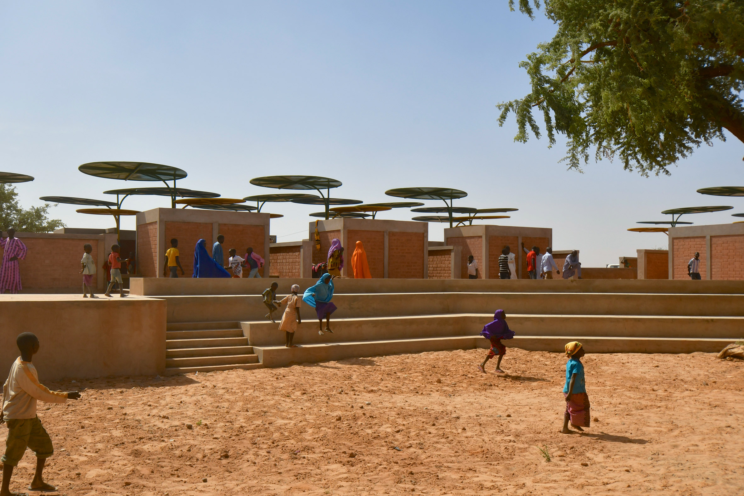 Dandaji market in Niger by Atelier Masomi
