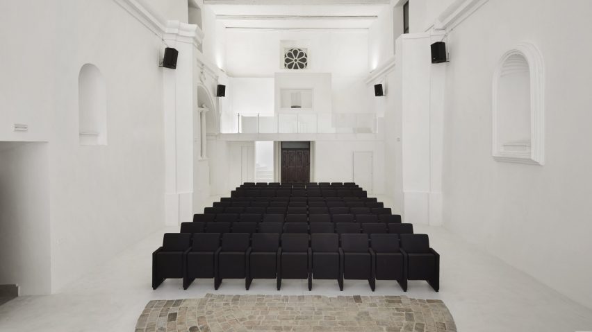 Renovation of Saint Rocco's Church into a theatre by Luigi Valente and Mauro di Bona