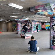 Refurbished Undercroft skatepark reopens beneath London's Southbank Centre