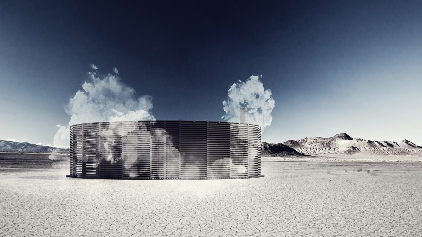 Steam of Life Pavilion for Burning Man 2019 by JKMM Architects and Sauna on Fire