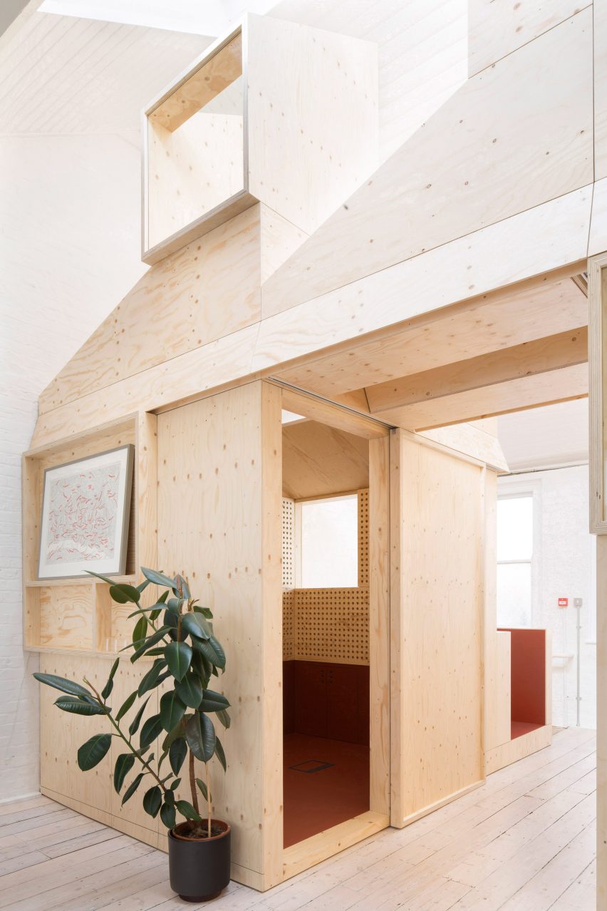 Studio Represent wood office by Alder Brisco