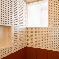 Meeting room in Studio Represent wood office by Alder Brisco