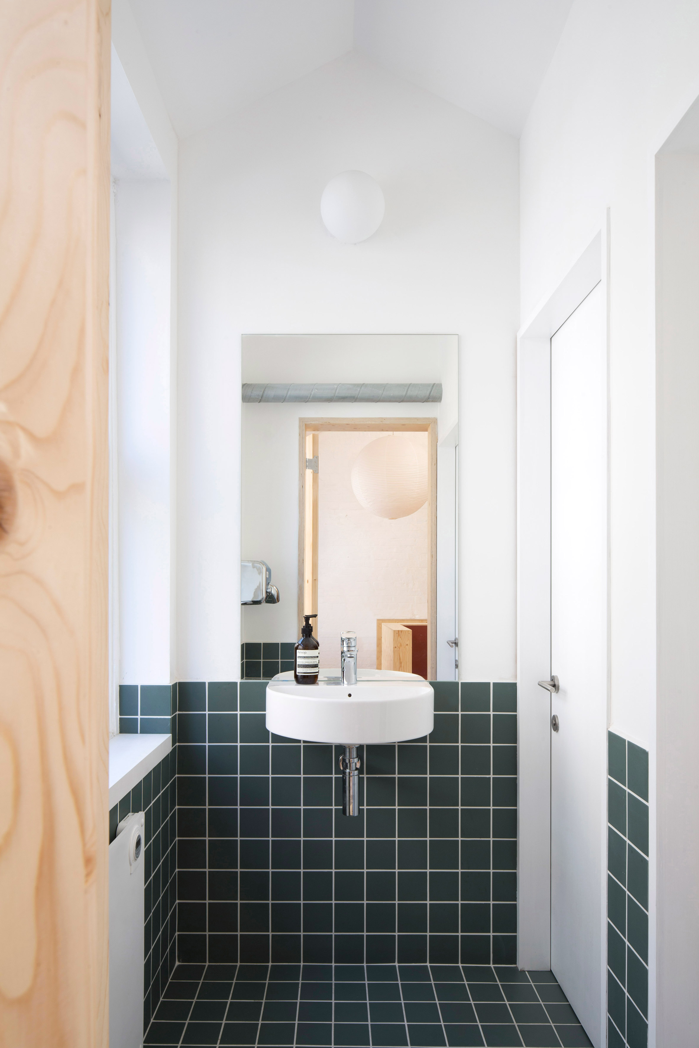 Bathroom in Studio Represent wood office by Alder Brisco