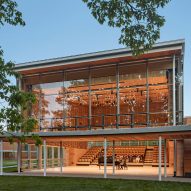 William Rawn designs cedar-clad pavilions for Tanglewood campus in the Berkshires