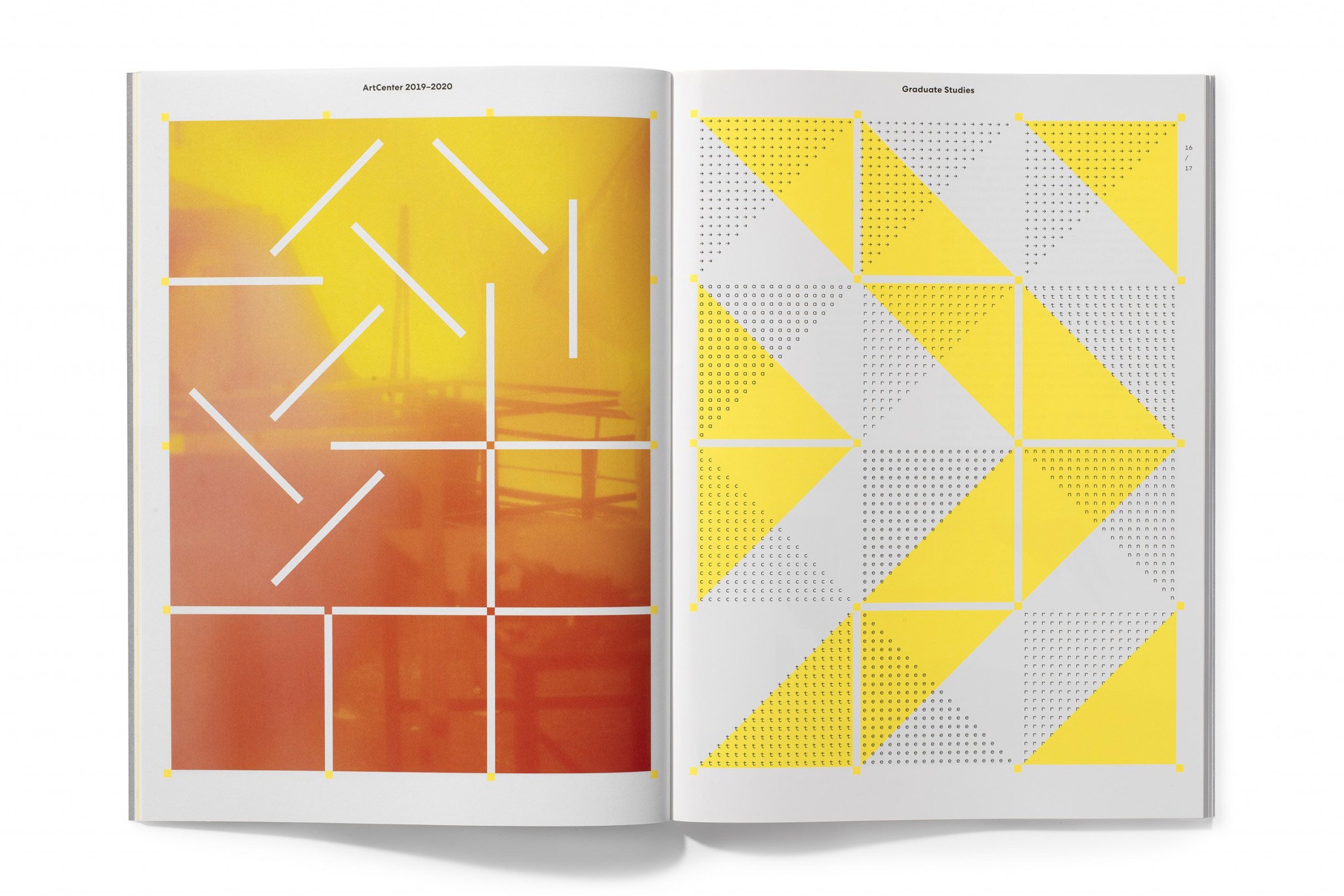 ArtCenter Viewbook features 40,500 unique modernist-inspired covers