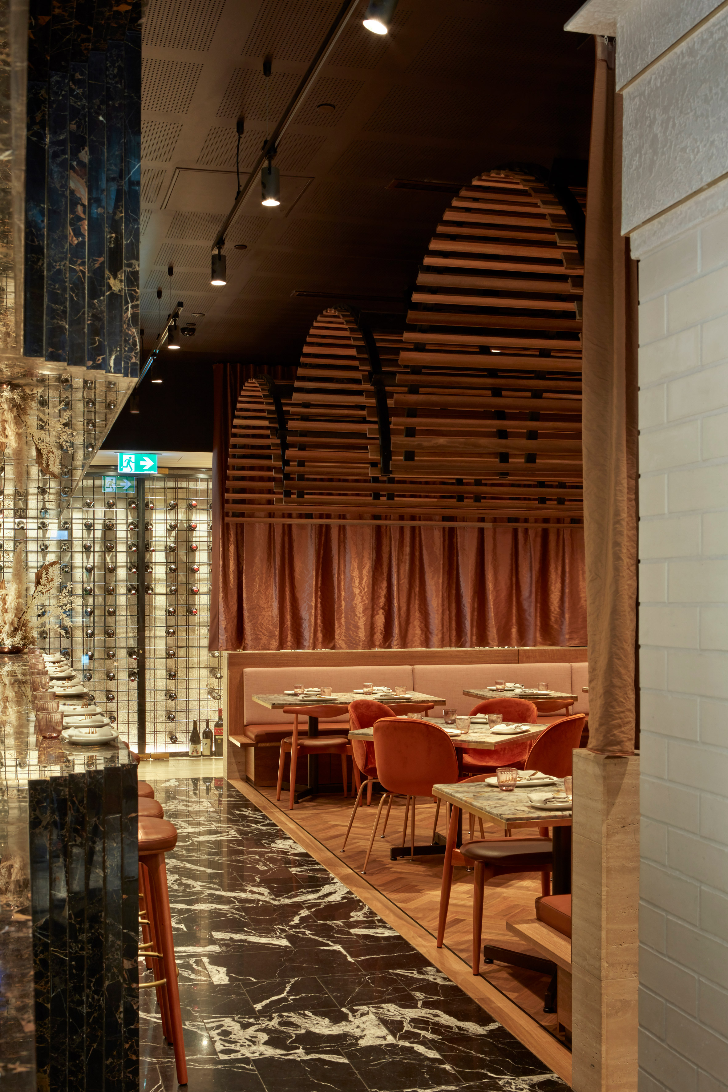 Babylon restaurant and bar by Hoggs & Lamb