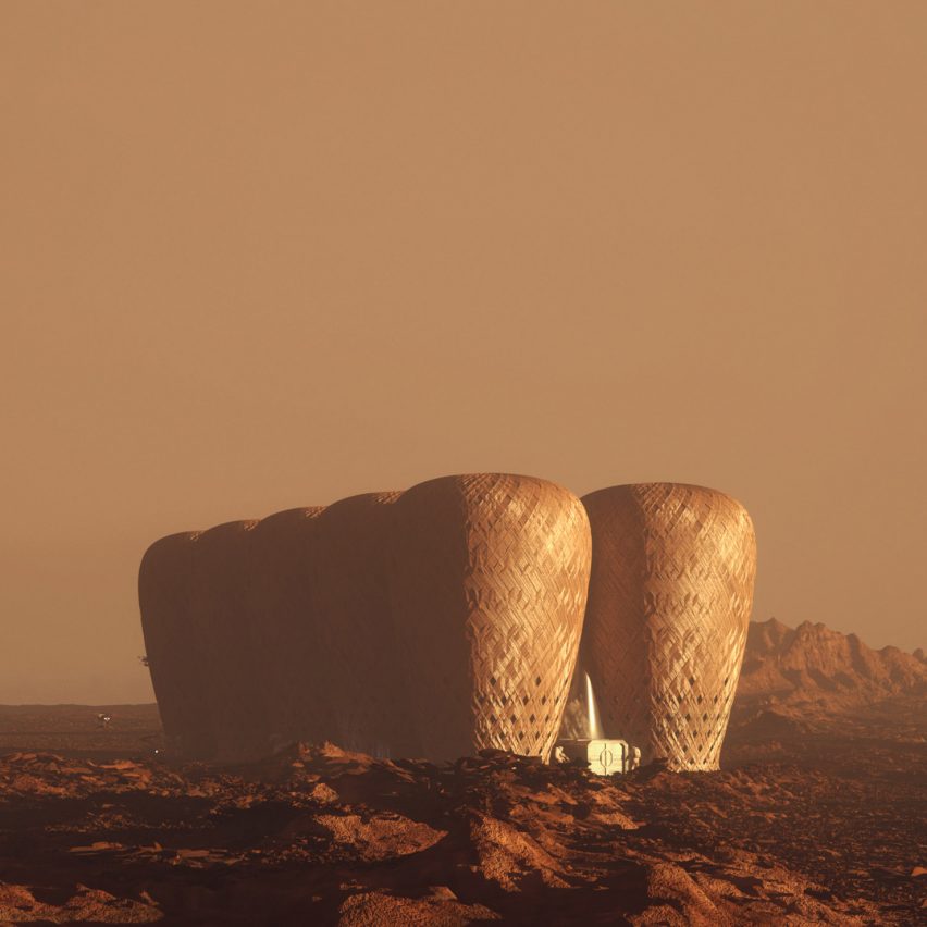 Seed of Life bamboo colony on Mars by Warith Zaki and Amir Amzar