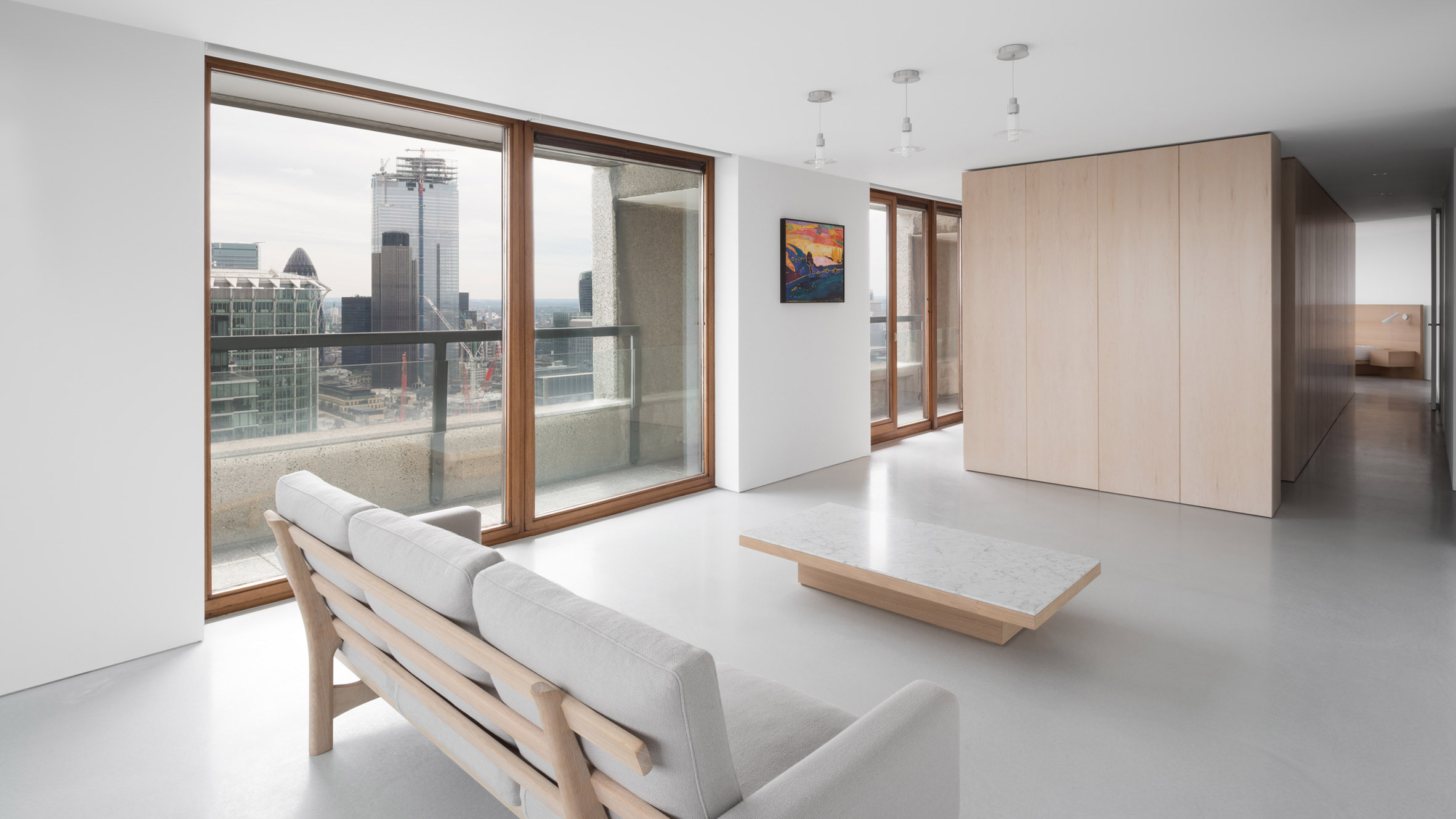 John Pawson pares back Barbican apartment to "a state of emptiness"