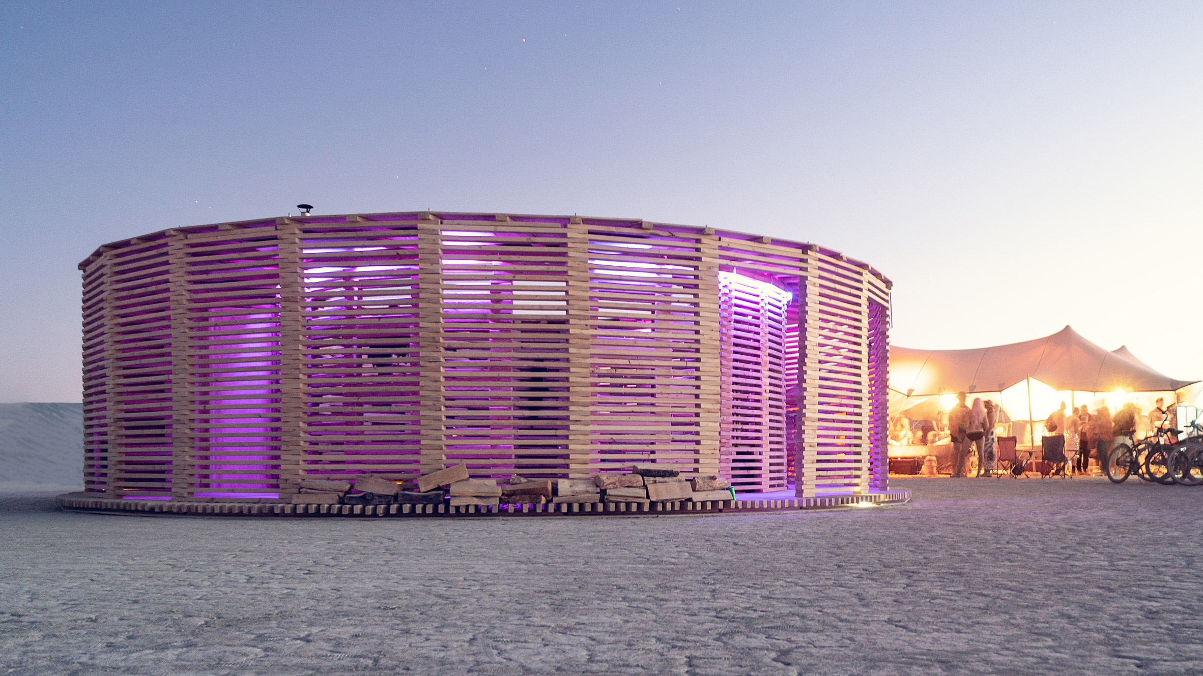 Bringing a sauna to Burning Man was so mad we had to do it