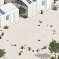 Refugee shelters could be built from concrete fabric in 24 hours