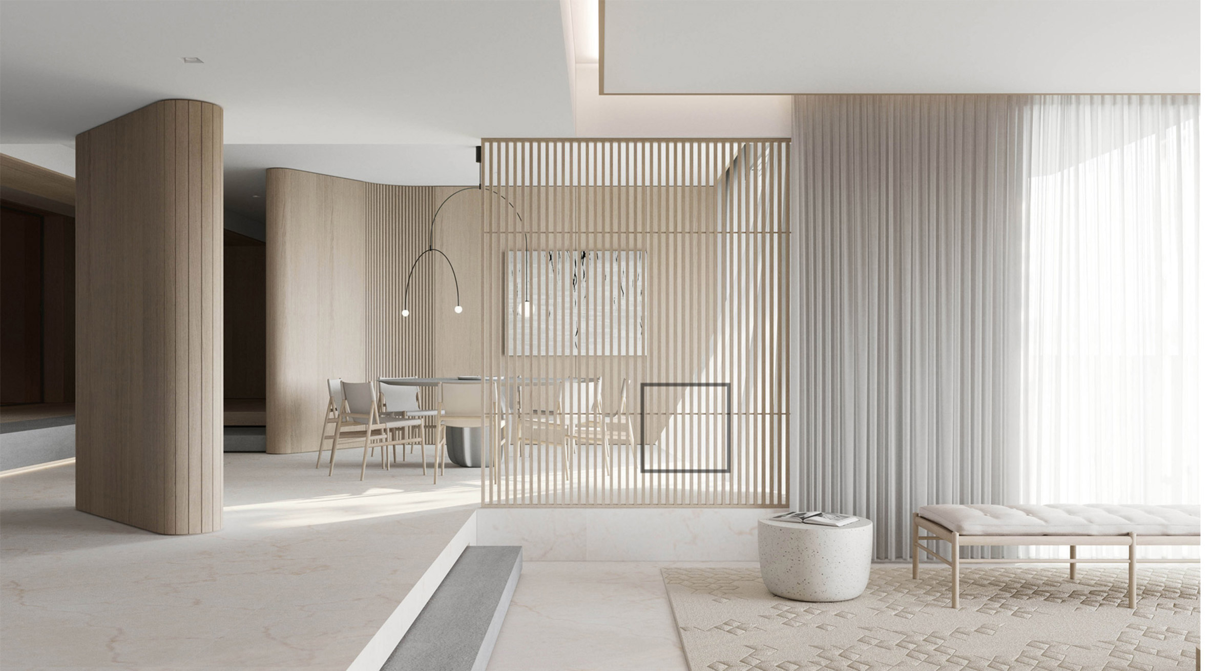 Interior shortlisted for Dezeen Awards disqualified: Nassim Mansion by 0932 Design Consultants