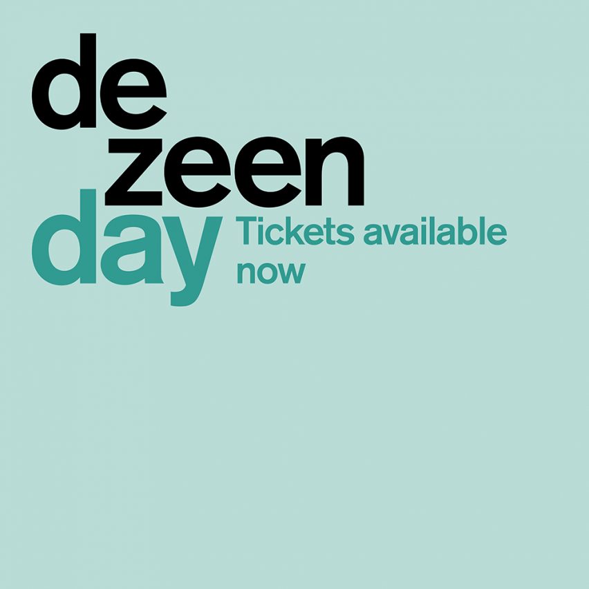 Dezeen Day tickets now available graphic