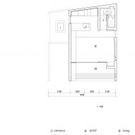 Second floor plan of F Residence by GOSIZE