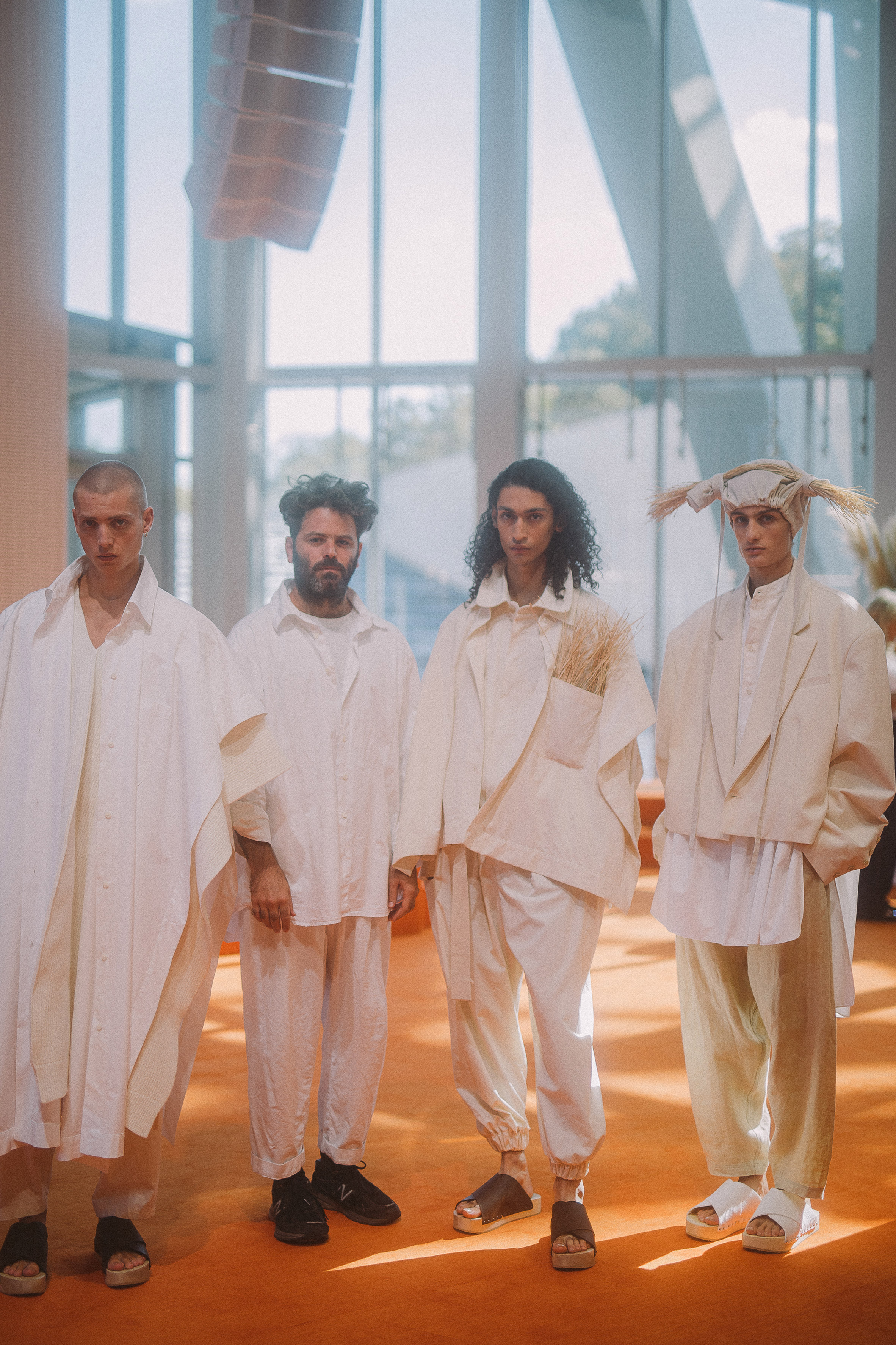 Winner of Karl Lagerfeld Prize Hed Mayner at LVMH 2019