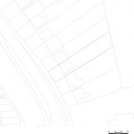 Site plan of Illustrator's Botanical House by Intervention Architecture