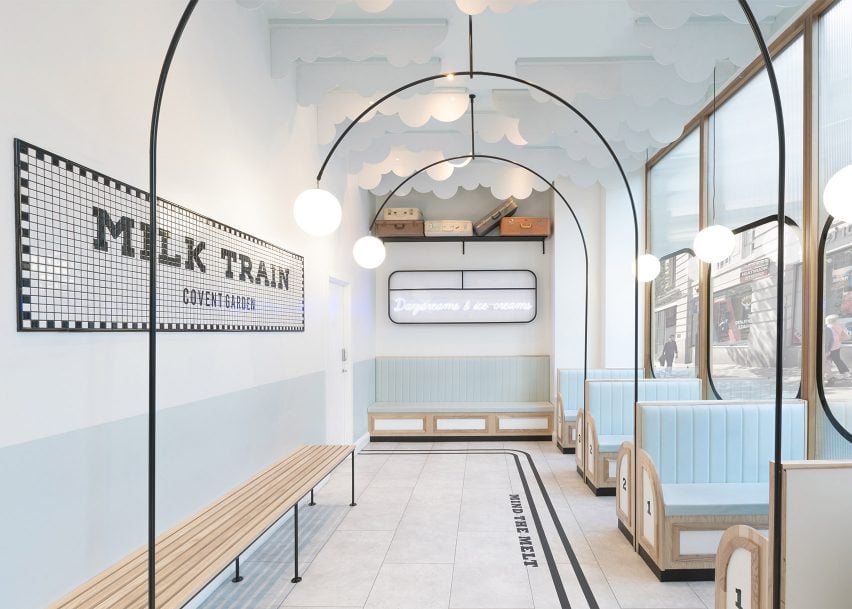 Seven ice cream shops sprinkled with delicious decor details