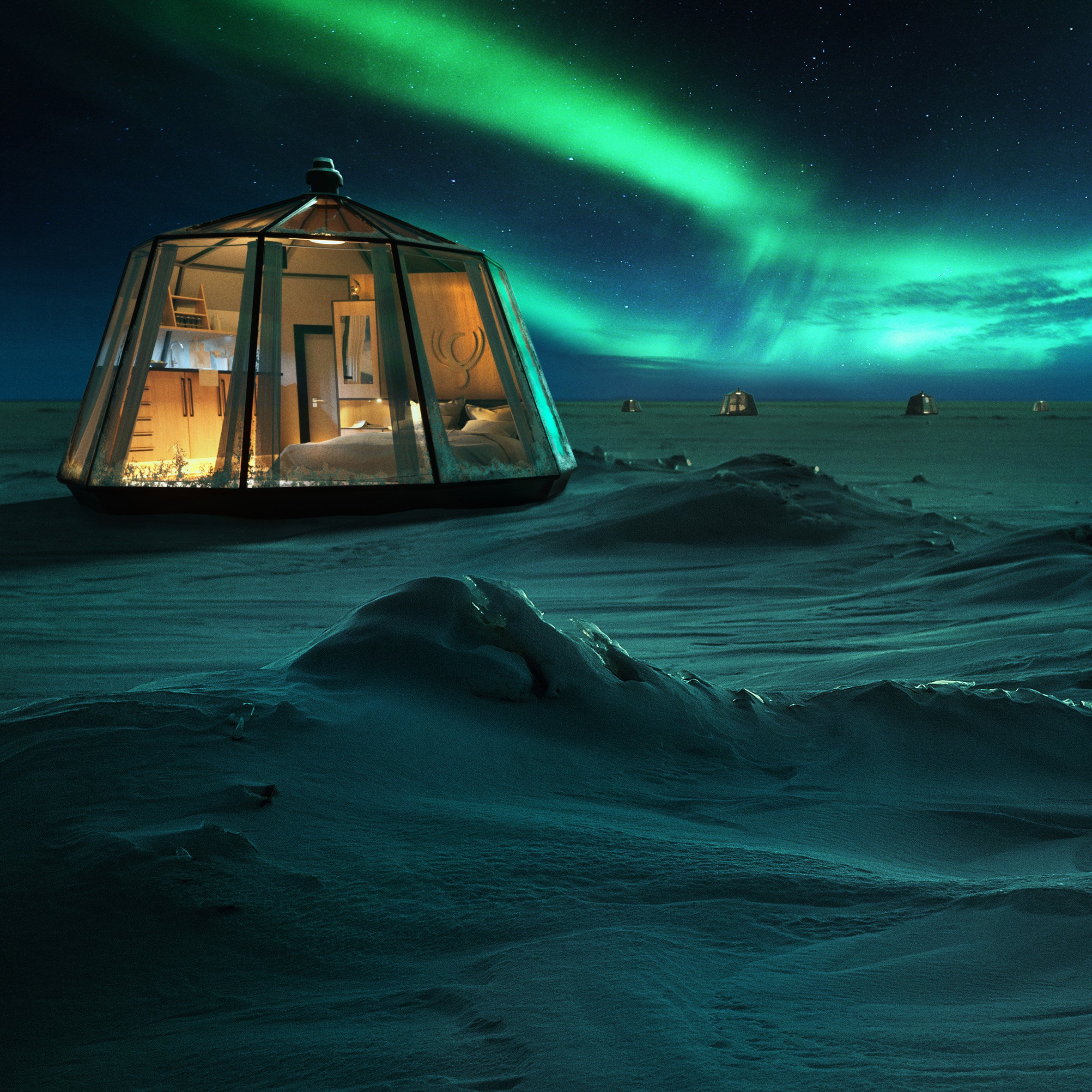 Dezeen's top 10 architecture trends 2019: North Pole Igloos hotel by Luxury Action