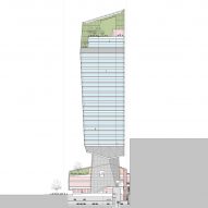 Section of Robinson Tower by Kohn Pedersen Fox KPF and Architects 61