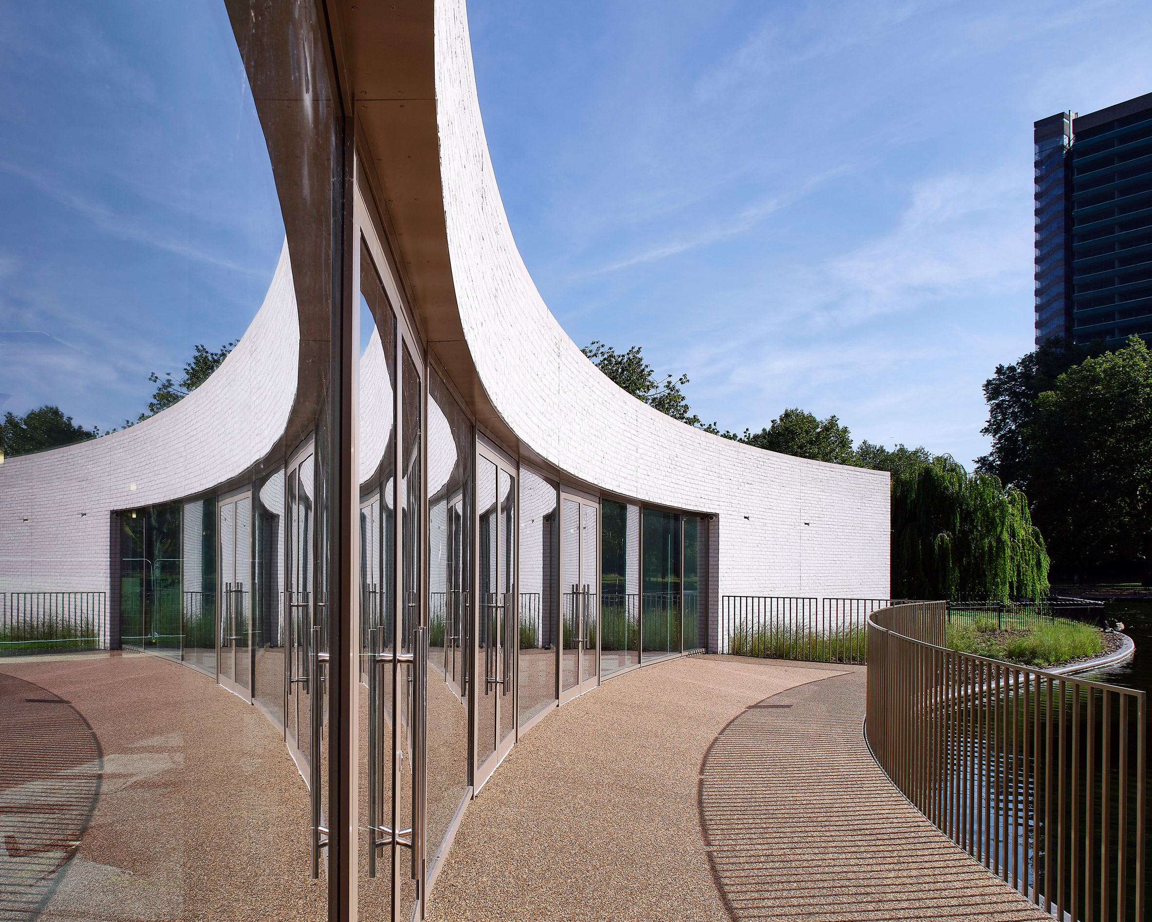 Southwark Park Pavilion by Bell Phillips Architects in London