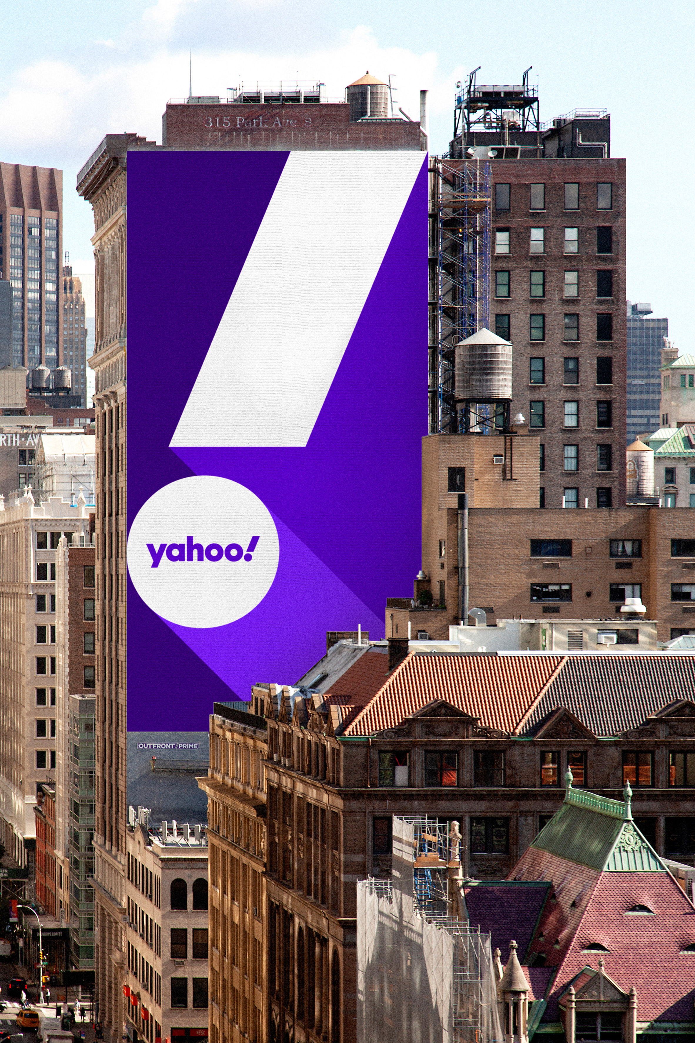 Yahoo rebrand by Pentagram