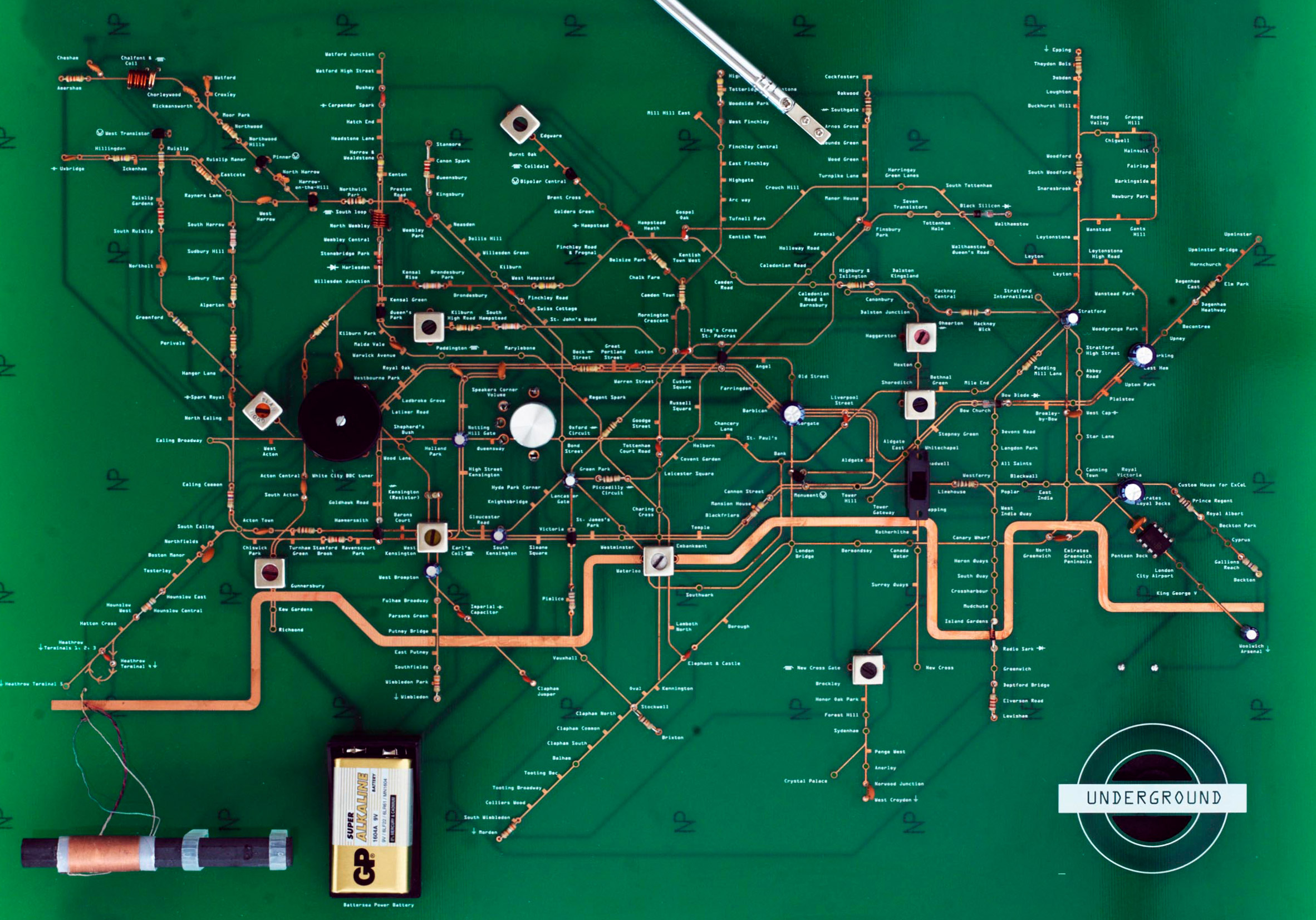 Yuri Suzuki sound design: Tube Map Radio
