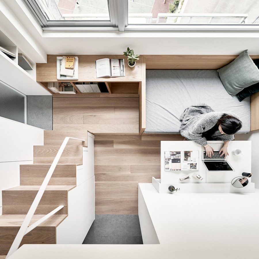 Winner: Small interior of the year. 17.6 square-metre flat by A Little Design