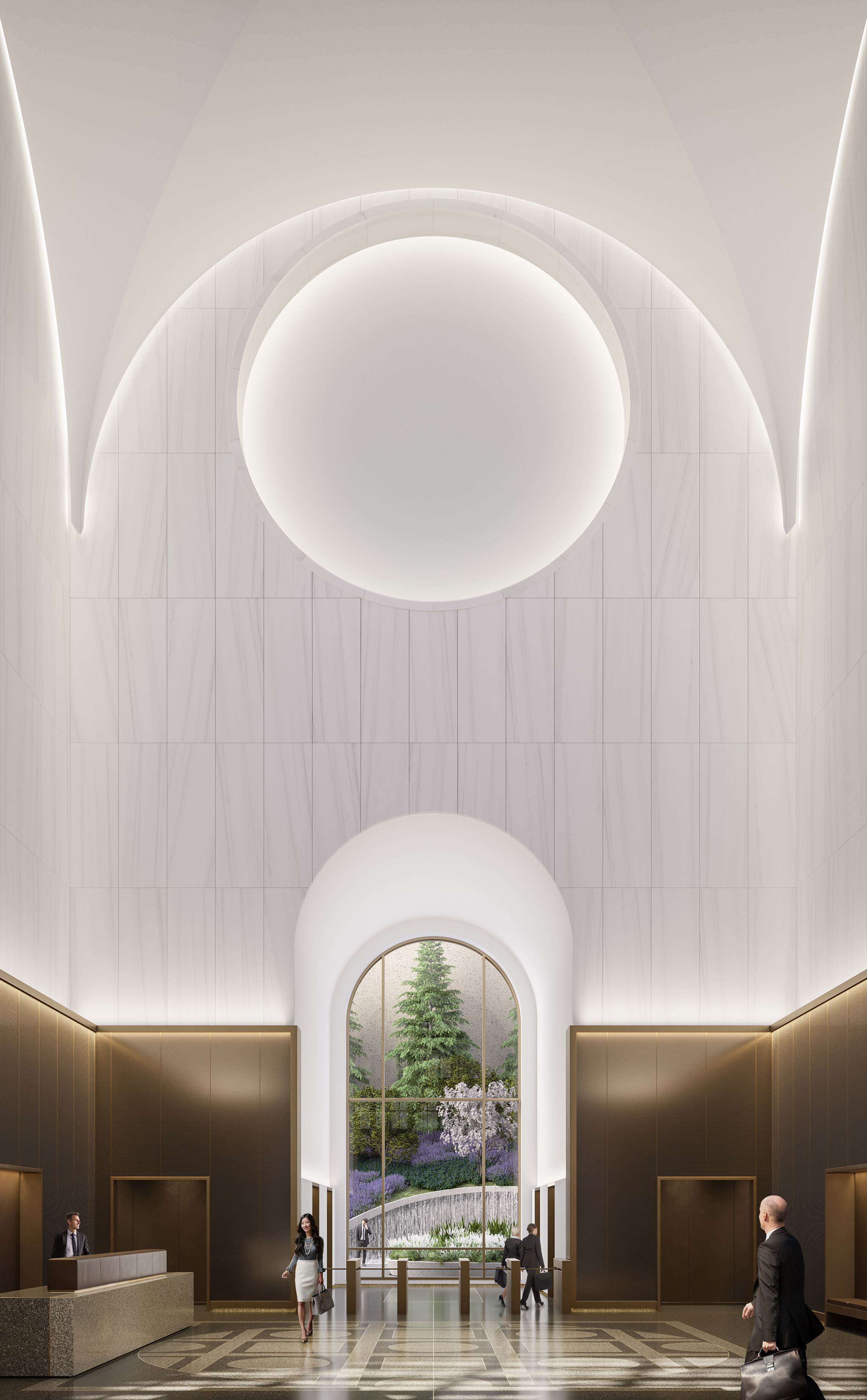 Gensler Redesigns Lobby For Postmodern At T Building