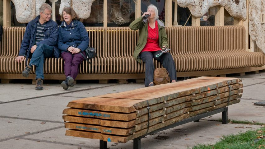 Stormwood benches Atelier NL