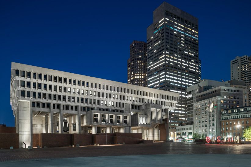 Boston City Hall Renovation Preserves Straightforward Honesty Of 0705