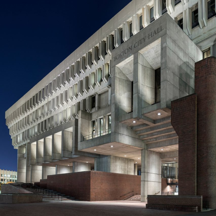 Boston City Hall renovation preserves "straightforward honesty" of brutalist building