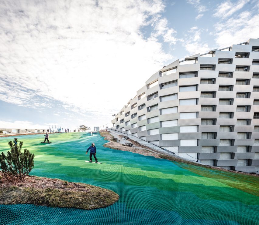 Copenhill waste-to-energy plant and ski slope by BIG in Copenhagen, Denmark