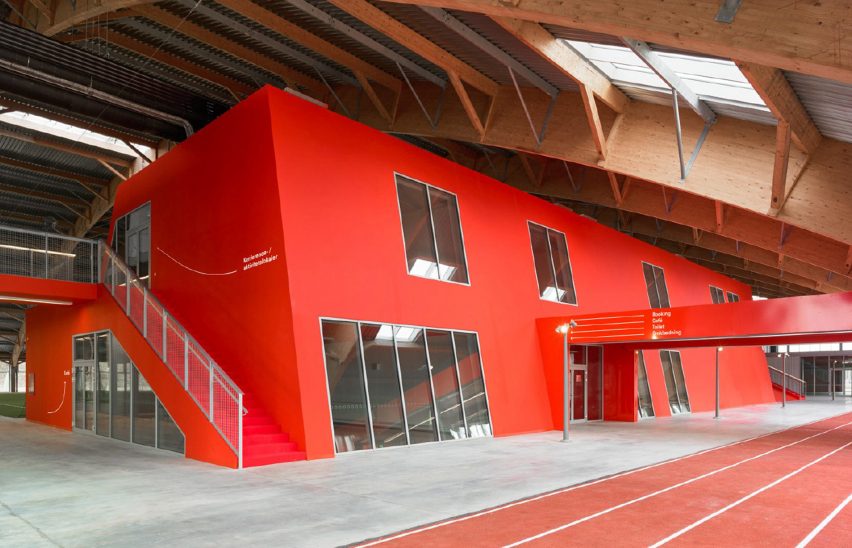 Re-public designs visual identity for restored Hafnia-Hallen sports centre
