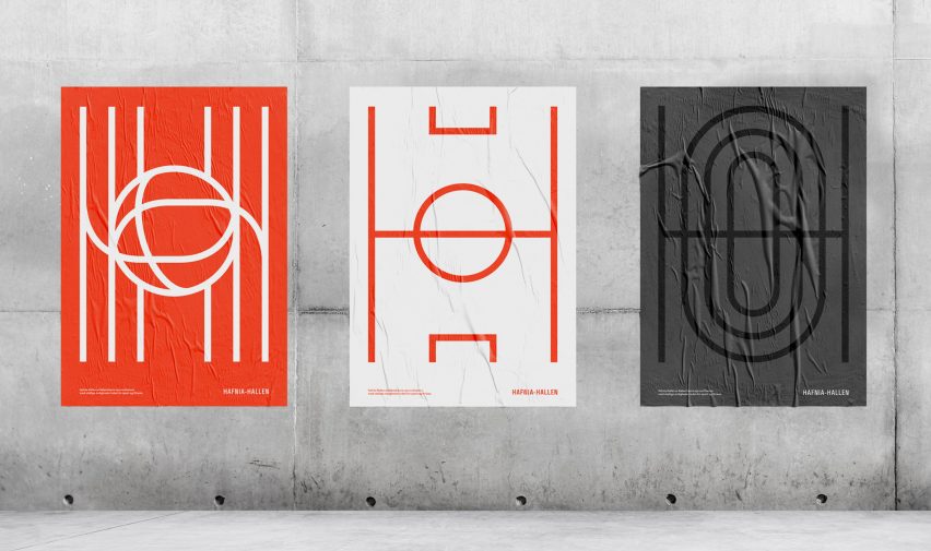 Re-public designs visual identity for restored Hafnia-Hallen sports centre