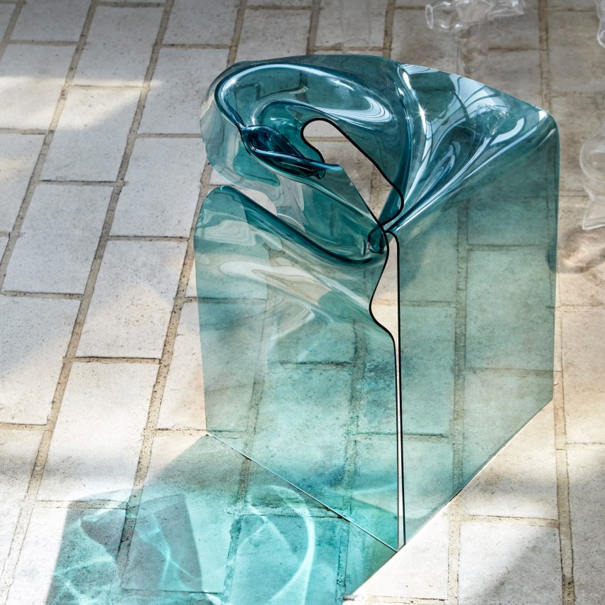 Dorian Renard blows plastic like glass for a collection that reconsiders the material's value