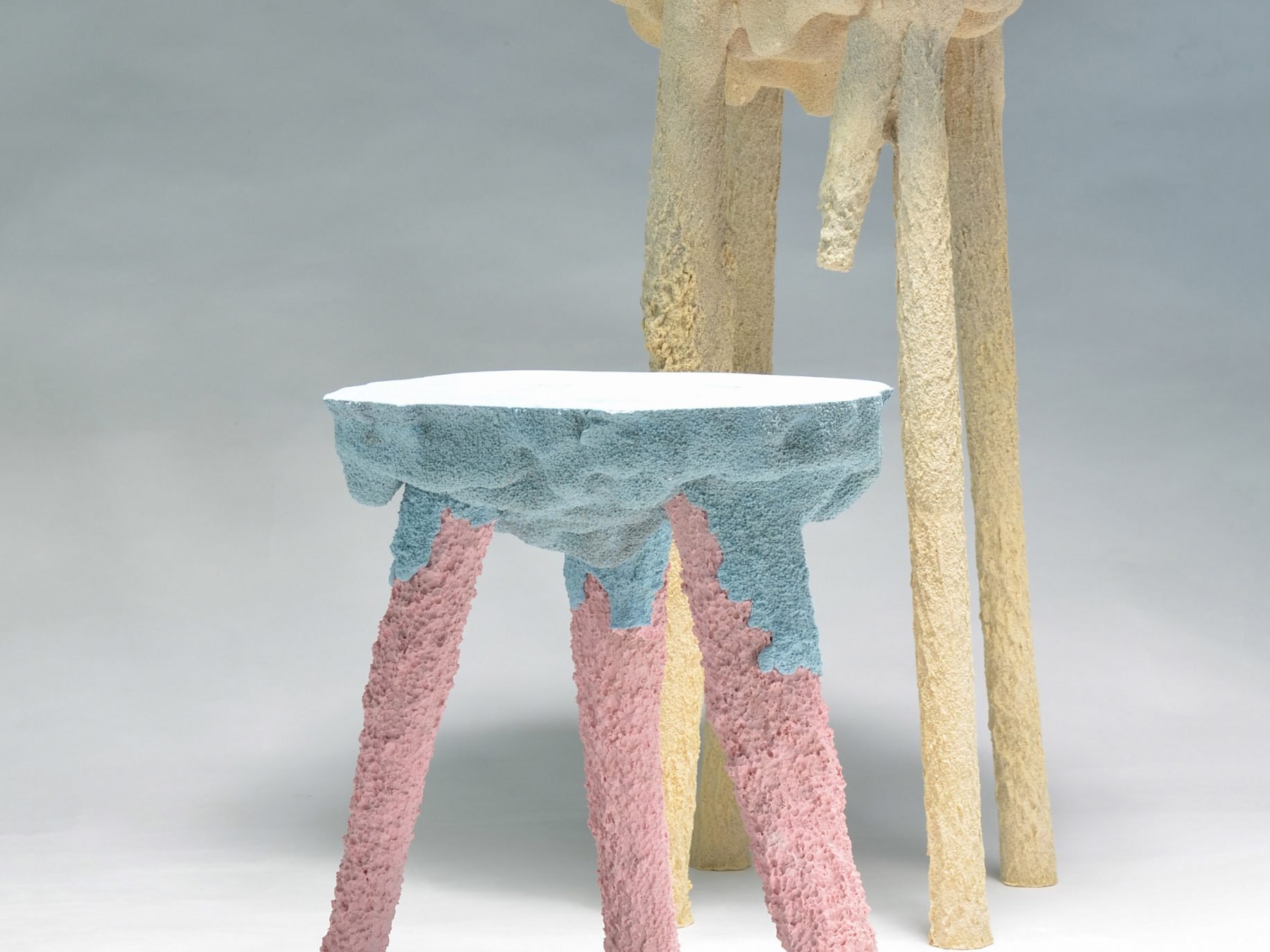 Terraform stools by Gavin Keightley