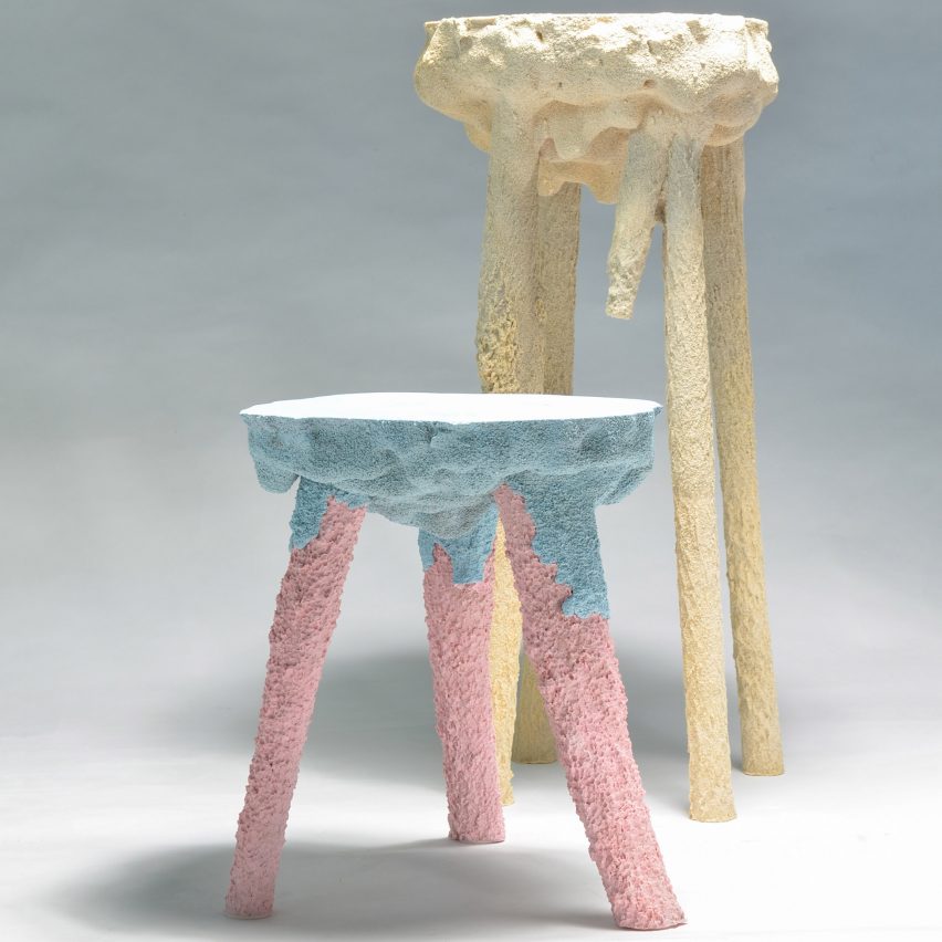 Terraform stools by Gavin Keightley