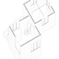 Axonometric of House in Ashiya by Kazunori Fujimoto Architects & Associates