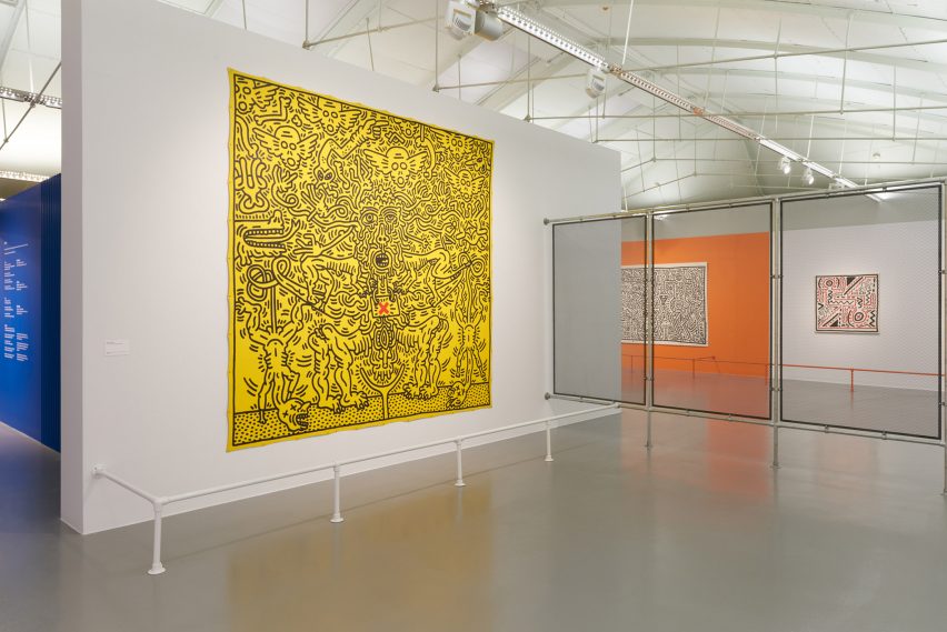 InterestingProjects evoke 80s New York for Keith Haring exhibition design