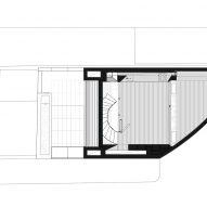 Second floor plan of K House by ArchitectsTM