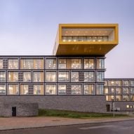 CF Møller Architects incorporates giant bricks in facades of Lego office