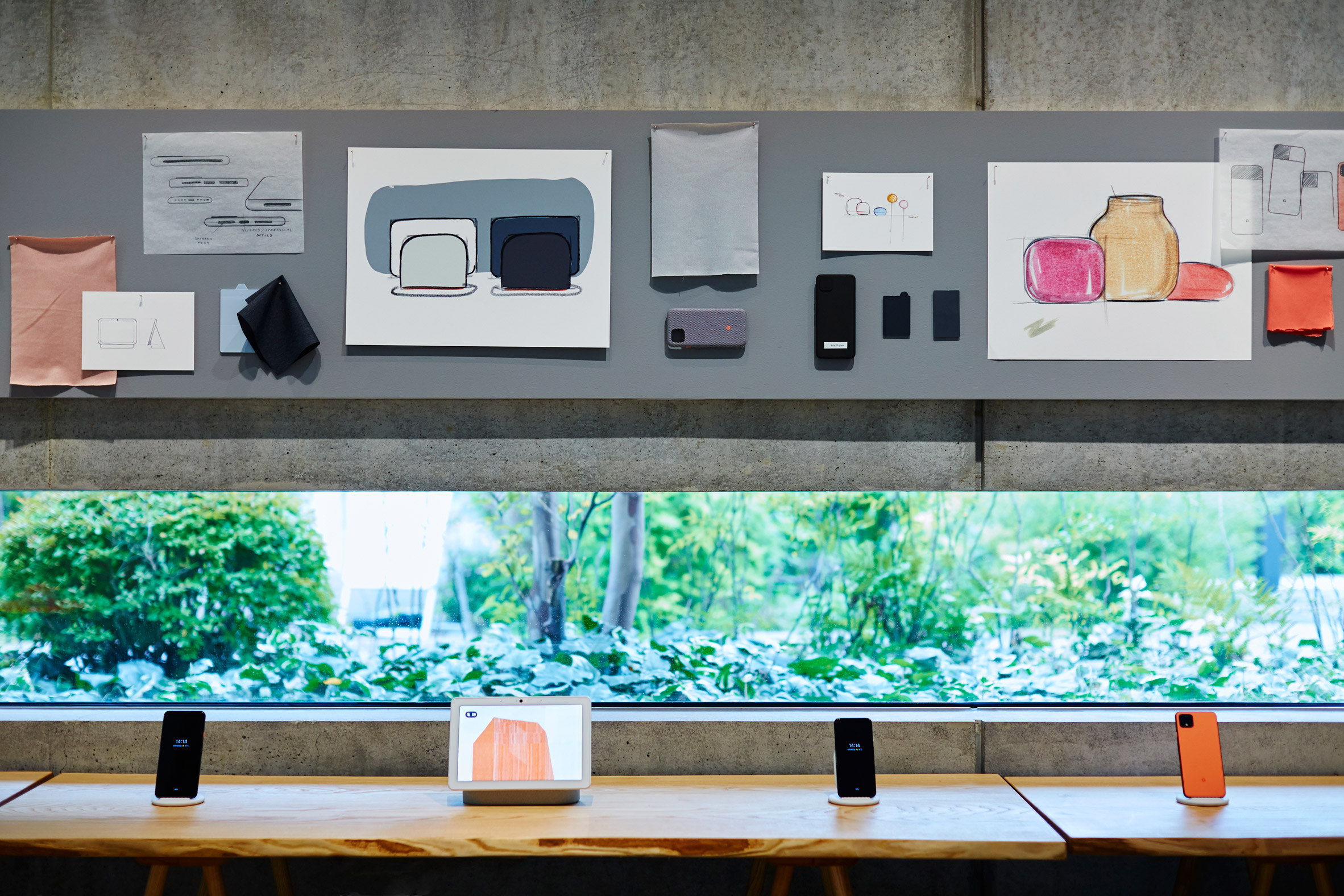 Google Hardware exhibition shows devices in everyday settings