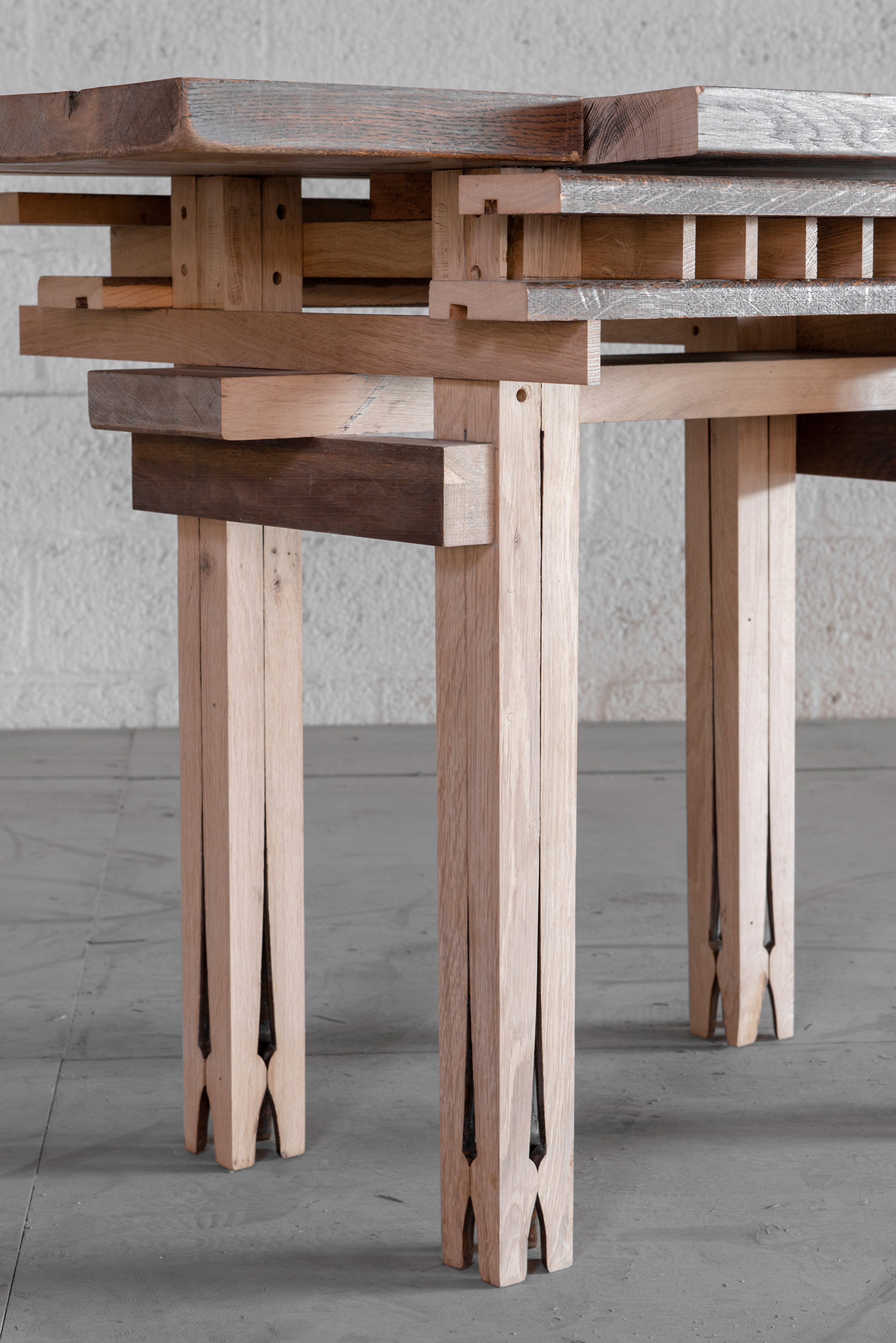 Micheline Nahra de- and reconstructs a dining set beyond recognition