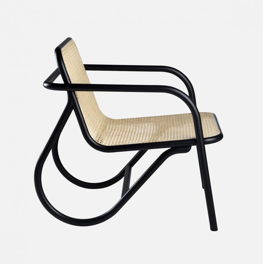 Michael Anastassiades designs N. 200 chair using classic steam-bending technique