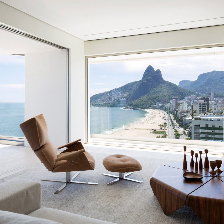 Studio Arthur Casas perches RS Apartment above Rio de Janeiro's Ipanema beach