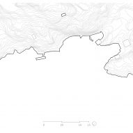 Site plan of Sauna R by Matteo Foresti