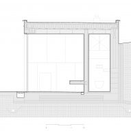 Technical detail section of Sauna R by Matteo Foresti