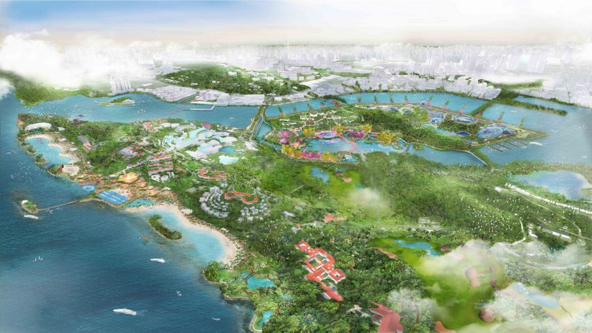 Sentosa-Brani Master Plan by WilkinsonEyre and Grant Associates for Singapore