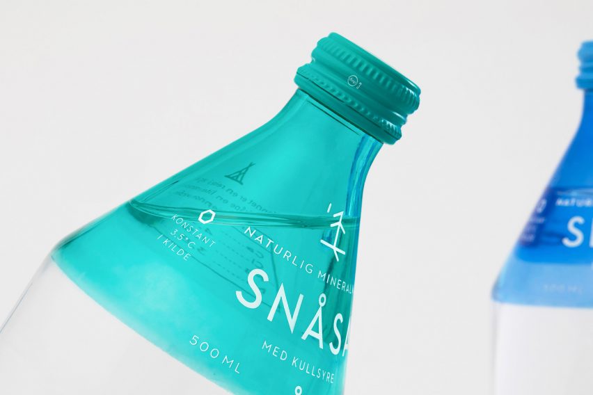 Snåsa water bottle design branding